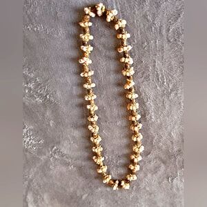 Hawaiian Shell Beaded Necklace 17"long.